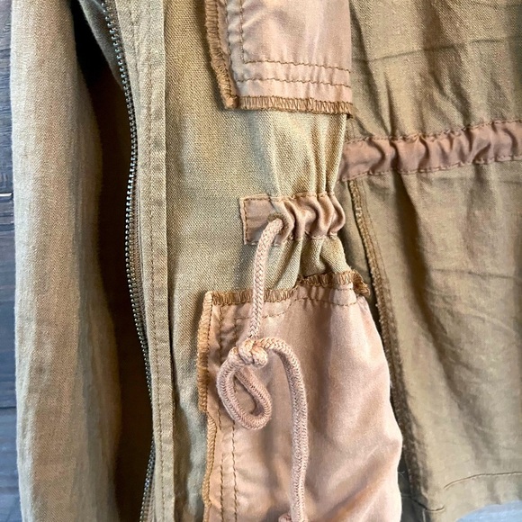 LINEN JACKET COTTAGE CORE MINIMALIST - Picture 3 of 8